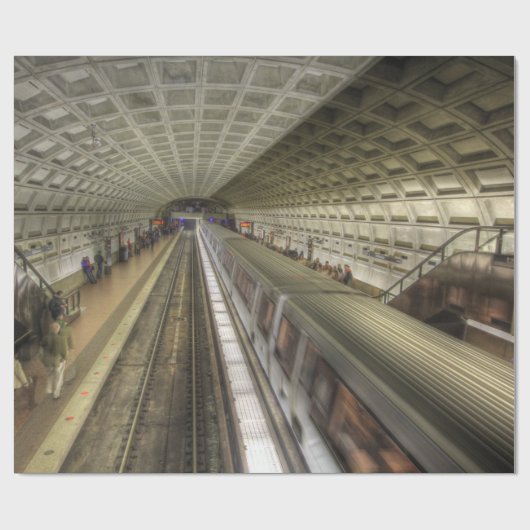 Washington DC-metrotreinstation Cadeaupapier (Vlak)