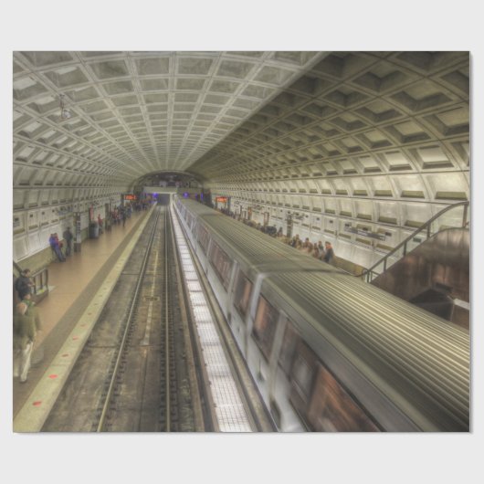 Washington DC-metrotreinstation Cadeaupapier (Vlak)