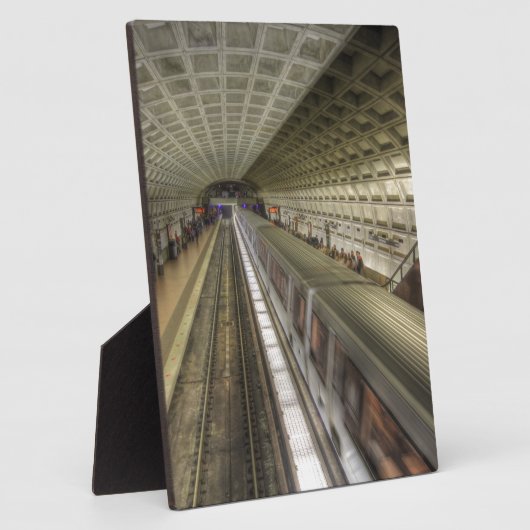 Washington DC-metrotreinstation Fotoplaat (Zijkant)