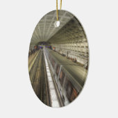 Washington DC-metrotreinstation Keramisch Ornament (Links)