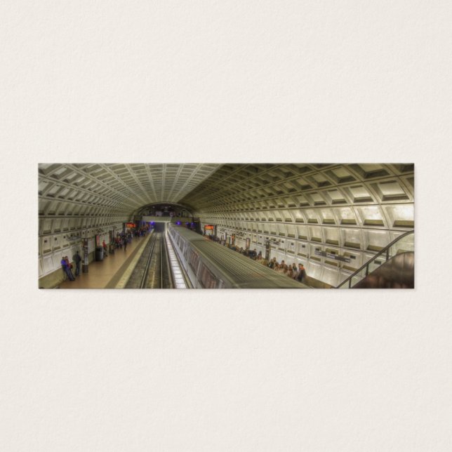 Washington DC-metrotreinstation Mini Visitekaartjes (Voorkant)