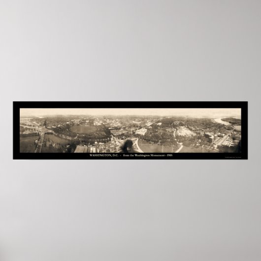 Washington DC Monument Foto 1905 Poster (Voorkant)