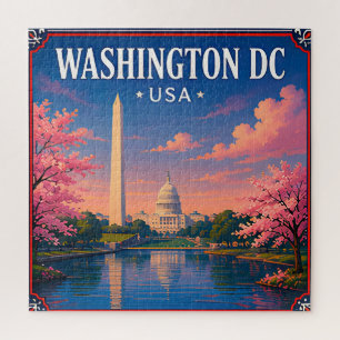 🏛️ Washington DC-monument Herinnering Van Hoofdst Legpuzzel