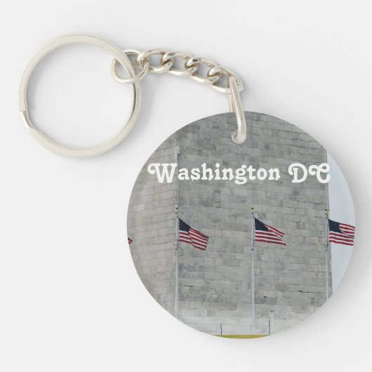 Washington DC Monument Sleutelhanger (Voorkant)