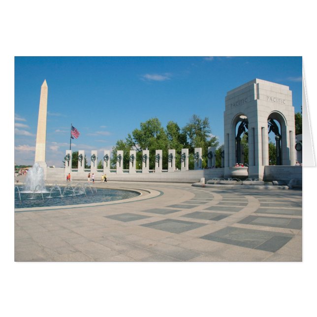 Washington, DC, National WWII Memorial (Voorkant Horizontaal)