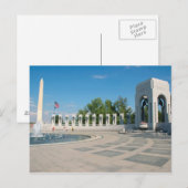 Washington, DC, National WWII Memorial Briefkaart (Voorkant / Achterkant)