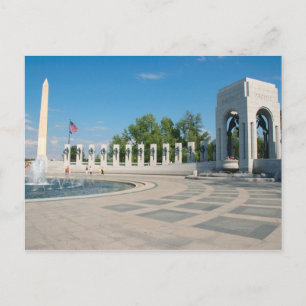 Washington, DC, National WWII Memorial Briefkaart