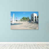 Washington, DC, National WWII Memorial Canvas Afdruk (Insitu (Houten vloer))