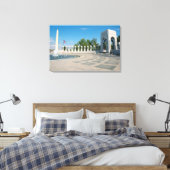 Washington, DC, National WWII Memorial Canvas Afdruk (Insitu (Slaapkamer))