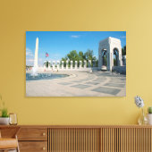 Washington, DC, National WWII Memorial Canvas Afdruk (Insitu (Woonkamer))