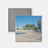 Washington, DC, National WWII Memorial Magneet (Voorkant / Achterkant)