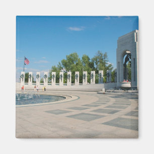 Washington, DC, National WWII Memorial Magneet