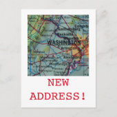 Washington DC - Nieuwe aankondiging adres (Voorkant)