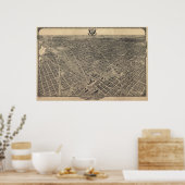 Washington DC (Olsen) 1923 MED KWALITEIT (zie noot Poster (Keuken)