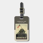 Washington, DC | Oorlogsmonument van het Korps Mar Bagagelabel (Voorkant verticaal)
