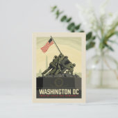 Washington, DC | Oorlogsmonument van het Korps Mar Briefkaart (Staand voorkant)