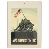 Washington, DC | Oorlogsmonument van het Korps Mar Klembord (Achterkant)