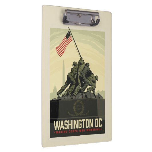 Washington, DC | Oorlogsmonument van het Korps Mar Klembord (Rechts)