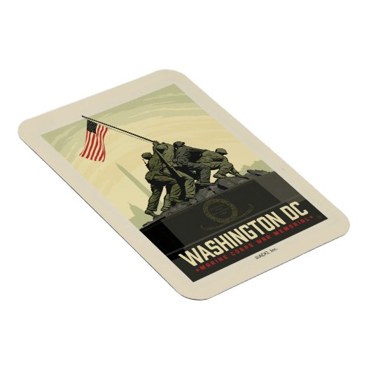 Washington, DC | Oorlogsmonument van het Korps Mar Magneet (Rechterzijde)