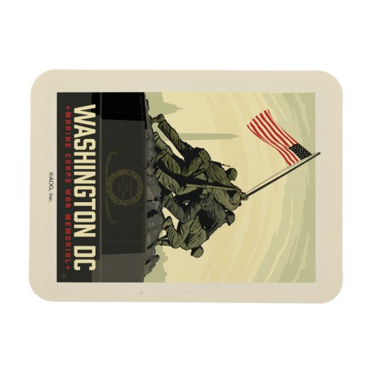 Washington, DC | Oorlogsmonument van het Korps Mar Magneet (Horizontaal)