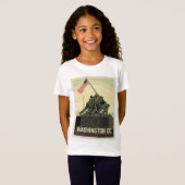 Washington, DC | Oorlogsmonument van het Korps Mar T-shirt (Voorkant volledig)