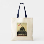 Washington, DC | Oorlogsmonument van het Korps Mar Tote Bag (Achterkant)