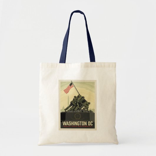 Washington, DC | Oorlogsmonument van het Korps Mar Tote Bag (Voorkant)