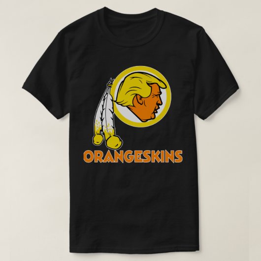 Washington DC Orangeskins Team Logo v1 Klassieke T T-shirt (Design voorkant)