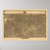 Washington, DC Panoramic Map - 1921 Poster (Voorkant)