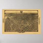 Washington, DC Panoramic Map - 1922 Poster (Voorkant)