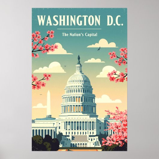  Washington DC Poster (Voorkant)