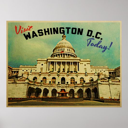 Washington DC  Poster (Voorkant)