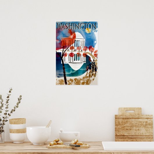 Washington DC Poster (Keuken)