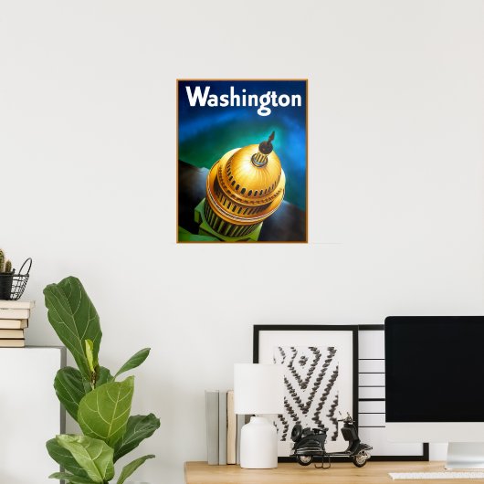 Washington DC poster (Thuiskantoor)