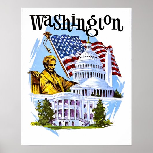 Washington DC poster (Voorkant)