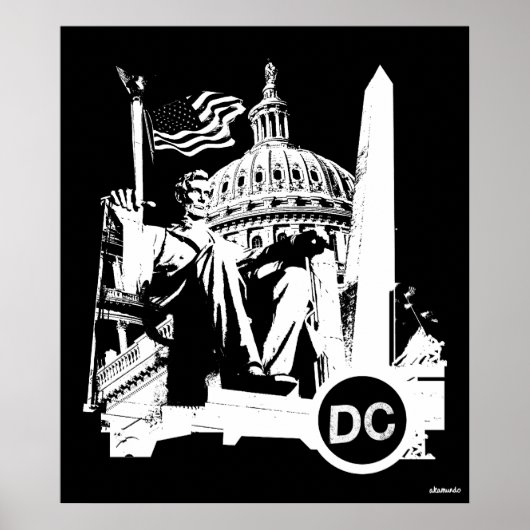 Washington DC-Poster Poster (Voorkant)
