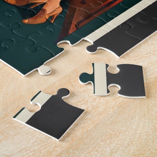  Washington DC-reisillustratie Legpuzzel (Zijkant)