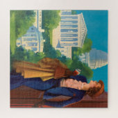  Washington DC-reisillustratie Legpuzzel (Horizontaal)