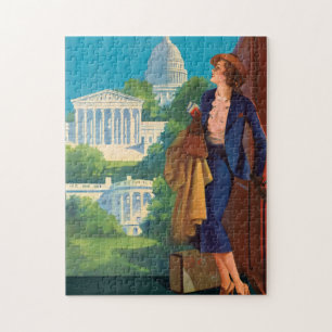 Washington DC-reisillustratie Legpuzzel
