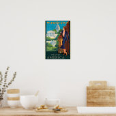 Washington DC-reisillustratie Poster (Keuken)