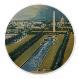  Washington DC-reisposter Keramische Knop