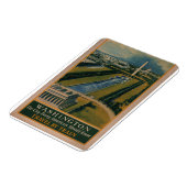 Washington DC-reisposter Magneet (Linkerzijde)