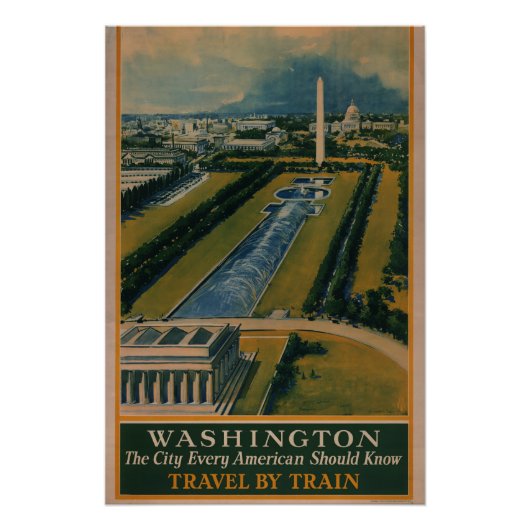  Washington DC-reisposter Perfect Poster (Voorkant)