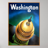 Washington DC-reisposter Poster (Voorkant)