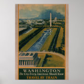 Washington DC-reisposter Poster (Voorkant)