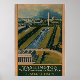  Washington DC-reisposter Poster