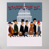 Washington DC-reisposter Poster (Voorkant)
