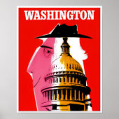 Washington DC-reisposter Poster (Voorkant)