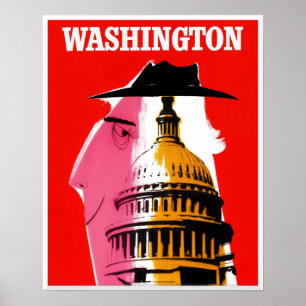 Washington DC-reisposter Poster