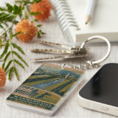  Washington DC-reisposter Sleutelhanger (Voorkant Rechts)